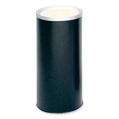 Safco Ash Urn, 10" dia x 20"h, Black (9698BL)