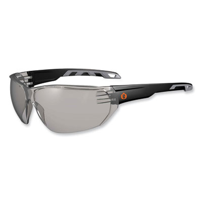 ergodyne Skullerz Vali Frameless Safety Glasses, Fog-Off Technology, Frameless, Clear Single I/O Lens (59283)