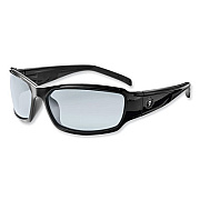 ergodyne Skullerz Thor Safety Glasses, Black Full Frame, Clear Dual I/O Lens (51080)