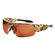 ergodyne Skullerz Dagr Safety Glasses, Kryptek Highlander Half Frame, Polarized Copper Single Lens (52321)