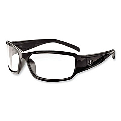 ergodyne Skullerz Thor Safety Glasses, Black Full Frame, Clear Dual Lens (51000)