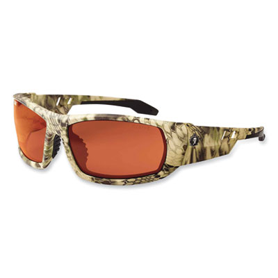 ergodyne Skullerz Odin Safety Glasses, Kryptek Highlander Full Frame, Polarized Copper Dual Lens (50321)