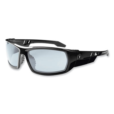 ergodyne Skullerz Odin Safety Glasses, Fog-Off Technology, Black Full Frame, Clear Dual I/O Lens (50083)