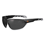 ergodyne Skullerz Vali Frameless Safety Glasses, Fog-Off Technology, Frameless, Smoke Single Lens (59233)