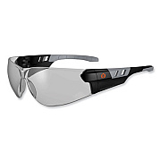 ergodyne Skullerz Saga Frameless Safety Glasses, Fog-Off Technology, Frameless, Clear Single I/O Lens (59183)