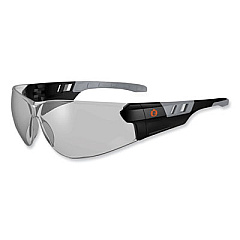 ergodyne Skullerz Saga Frameless Safety Glasses, Fog-Off Technology, Frameless, Clear Single I/O Lens (59183)