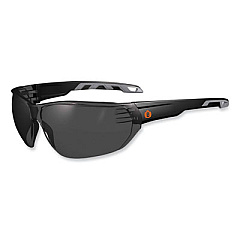 ergodyne Skullerz Vali Frameless Safety Glasses, Frameless, Smoke Single Lens (59230)