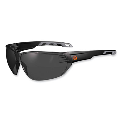 ergodyne Skullerz Vali Frameless Safety Glasses, Frameless, Smoke Single Lens (59230)