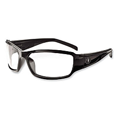 ergodyne Skullerz Thor Safety Glasses, Black Full Frame, Clear Dual Anti-Fog Lens (51003)