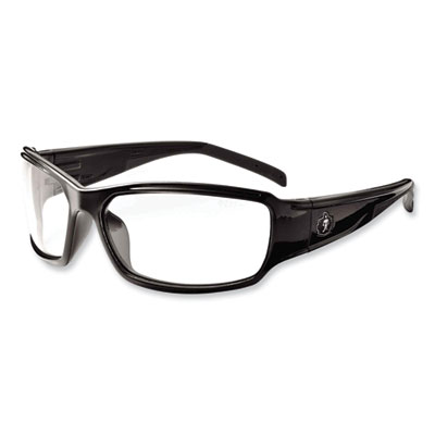 ergodyne Skullerz Thor Safety Glasses, Black Full Frame, Clear Dual Anti-Fog Lens (51003)