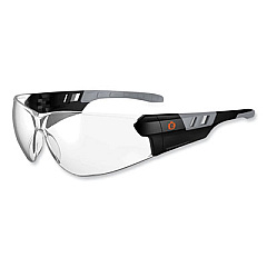 ergodyne Skullerz Saga Frameless Safety Glasses, Fog-Off Technology, Frameless, Clear Single Lens (59103)