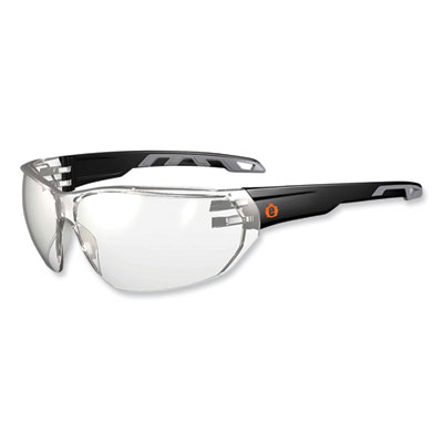 ergodyne Skullerz Vali Frameless Safety Glasses, Frameless, Clear Single I/O Lens (59280)
