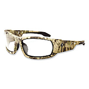 ergodyne Skullerz Odin Safety Glasses, Fog-Off Technology, Kryptek Highlander Full Frame, Clear Dual Lens (50303)