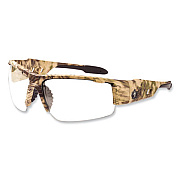 ergodyne Skullerz Dagr Safety Glasses, Kryptek Highlander Half Frame, Clear Single Lens (52300)
