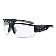 ergodyne Skullerz Dagr Safety Glasses, Matte Black Half Frame, Clear Single Lens (52400)