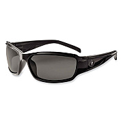 ergodyne Skullerz Thor Safety Glasses, Black Full Frame, Polarized Smoke Dual Lens (51031)