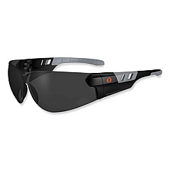 ergodyne Skullerz Saga Frameless Safety Glasses, Fog-Off Technology, Frameless, Smoke Single Lens (59133)
