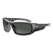 ergodyne Skullerz Odin Safety Glasses, Matte Black Full Frame, Polarized Smoke Dual Lens (50431)