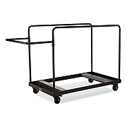 NPS Folding Table Dolly for Round Tables, 660 lb Capacity, 40.5 x 28 x 61.5, Brown (DY71R)