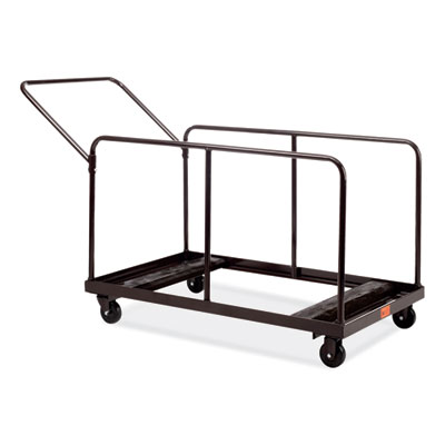 NPS Folding Table Dolly For Round and Rectangular Tables, 660 lb Capacity, 31.25 x 27.75 x 47.5, Brown (DYMU)