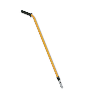 Rubbermaid Commercial HYGEN HYGEN Quick-Connect Ergo Adjustable Handle, 48" to 72", Black/Yellow (Q760)