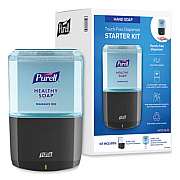 PURELL HEALTHY SOAP Gentle and Free Foam ES6 Starter Kit, 1,200 mL, Graphite (64721GFS)