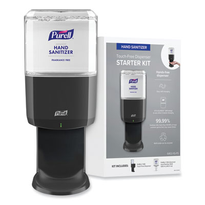 PURELL Advanced Hand Sanitizer Foam ES6 Starter Kit, 1,200 mL Graphite (64531GFS)