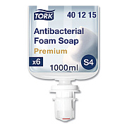 Tork Premium Antibacterial Foam Soap Refill, Unscented, 1 L, 6/Carton (401815)