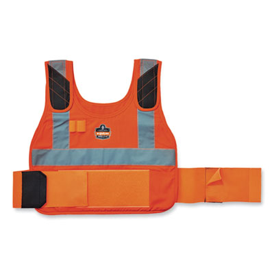 ergodyne Chill-Its 6240 Phase Change Cooling Vest Elastic Extenders, 3.5", Orange (12209)