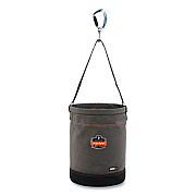 ergodyne Arsenal 5940 Swiveling Carabiner Canvas Hoist Bucket, 150 lb, Gray (14940)