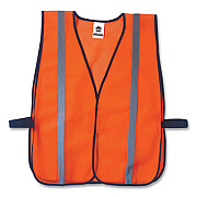 ergodyne GloWear 8020HL Non-Certified Standard Vest, Polyester, One Size Fits Most, Orange (20030)