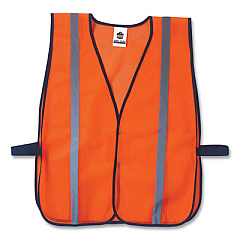 ergodyne GloWear 8020HL Non-Certified Standard Vest, Polyester, One Size Fits Most, Orange (20030)