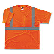 ergodyne GloWear 8289 Class 2 Hi-Vis T-Shirt, Polyester, Orange, Small (21512)