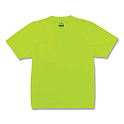 ergodyne GloWear 8089 Non-Certified Hi-Vis T-Shirt, Polyester, 2X-Large, Lime (21556)