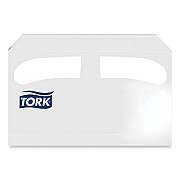 Tork Toilet Seat Cover, Half-Fold, 14.5 x 17, White, 250/Pack, 20 Packs/Carton (TC0020)