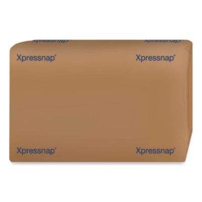 Tork Xpressnap Interfold Dispenser Napkins, 1-Ply, Bag-Pack, 13 x 8.5, Natural, 500/Pack, 12 Packs/Carton (DX906E)
