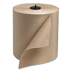 Tork Matic Hardwound Roll Towel, 1-Ply, 7.7" x 700 ft, Natural, 857/Roll, 6 Rolls/Carton (290088)