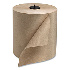 Tork Basic Paper Wiper Roll Towel, 1-Ply, 7.68" x 1,150 ft, Natural, 4 Rolls/Carton (291350)