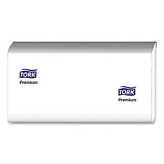 Tork Premium Multifold Towel, 1-Ply, 9 x 9.5, White, 250/Pack, 12 Packs/Carton (420580)