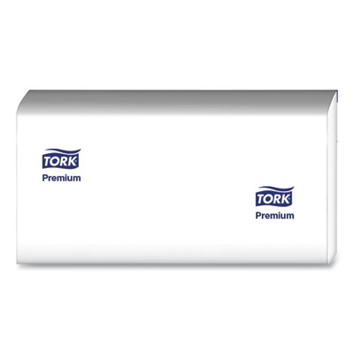 Tork Premium Multifold Towel, 1-Ply, 9 x 9.5, White, 250/Pack, 12 Packs/Carton (420580)