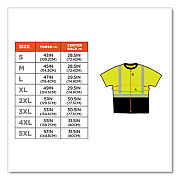 ergodyne GloWear 8280BK Class 2 Performance T-Shirt with Black Bottom, Polyester, Large, Lime (22534)