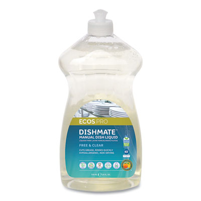 ECOS PRO Dishmate Manual Dish Liquid, 25 oz Bottle (PL97216)