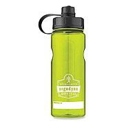 ergodyne Chill-Its 5151 Plastic Wide Mouth Water Bottle, 34 oz, Lime (13153)