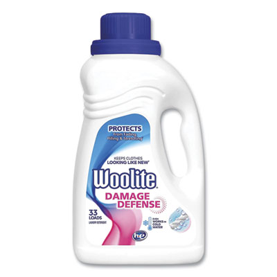 WOOLITE Damage Defense Laundry Detergent, Light Floral, 50 oz Bottle, 6/Carton (77940CT)