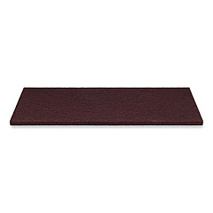 Scotch-Brite Surface Preparation Pad Plus, 18 x 12, Maroon, 5/Carton (SPPP12X18)