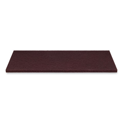 Scotch-Brite Surface Preparation Pad Plus, 18 x 12, Maroon, 5/Carton (SPPP12X18)
