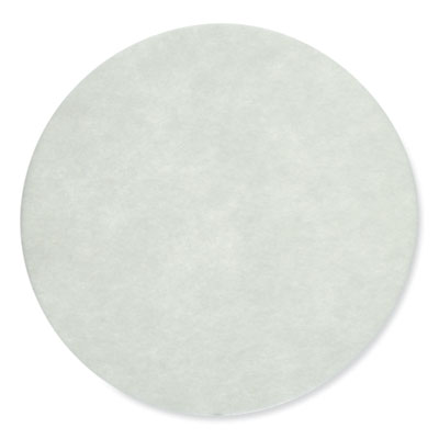 3M Carpet Bonnet Pad, 20" Diameter, White, 5/Carton (08607)