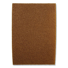 Scotch-Brite Clean and Shine Pad, 20 x 14, Brown/Yellow, 5/Carton (09555)