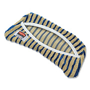 Rubbermaid Commercial HYGEN HYGEN MF Flexi Frame Scrubber Mop Covers, Microfiber, 8.3 x 8.3, Yellow, 12/Carton (Q88100YEL)