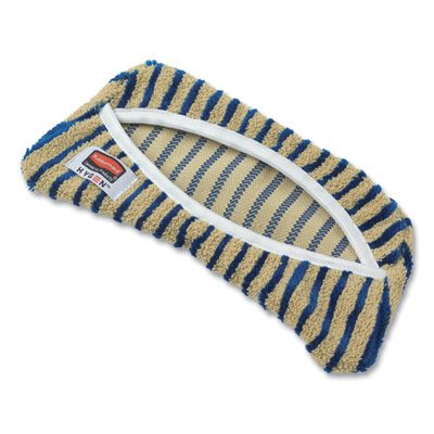 Rubbermaid Commercial HYGEN HYGEN MF Flexi Frame Scrubber Mop Covers, Microfiber, 8.3 x 8.3, Yellow, 12/Carton (Q88100YEL)